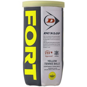 DUNLOP(�_�����b�v)�d���e�j�X�{�[��FORT(�t�H�[�g) �v���b�V���[���C�Y�h �e�j�X�{�[��2���� 1�{�g�� DFEYL2TIN �C�G���[