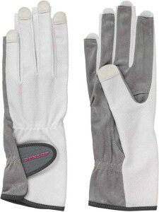 �_�����b�v(DUNLOP) �e�j�X �O���[�u ����Z�b�g �z���C�g L TGG0117W