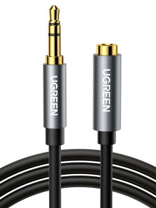 UGREEN 3.5mm �I�[�f�B�I�����P�[�u�� 3��/TRS �C���z�� �����R�[�h AUX �����P�[�u�� �w�b�h�z�������P�[�u�� Hi-Fi�����Đ� ���d�V�[���h 24K�����b�L�R�l�N�^ �X�}�z/Android/iPhone/PC/TV/���j�^�[/�C