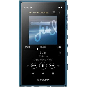 �\�j�[ �E�H�[�N�}�� 16GB A�V���[�Y NW-A105 : �n�C���]�Ή� / MP3�v���[���[ / bluetooth / microSD�Ή� �^�b�`�p�l������ �ő�26���ԘA���Đ� 360 Reality Audio�Đ��\���f�� �u���[ NW-A