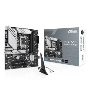 ASUS PRIME B760M-A WIFI D4 intel ��14�E13�E12���� CPU�Ή� LGA1700 B760 ���� DDR4 mATX �}�U�[�{�[�h/�i