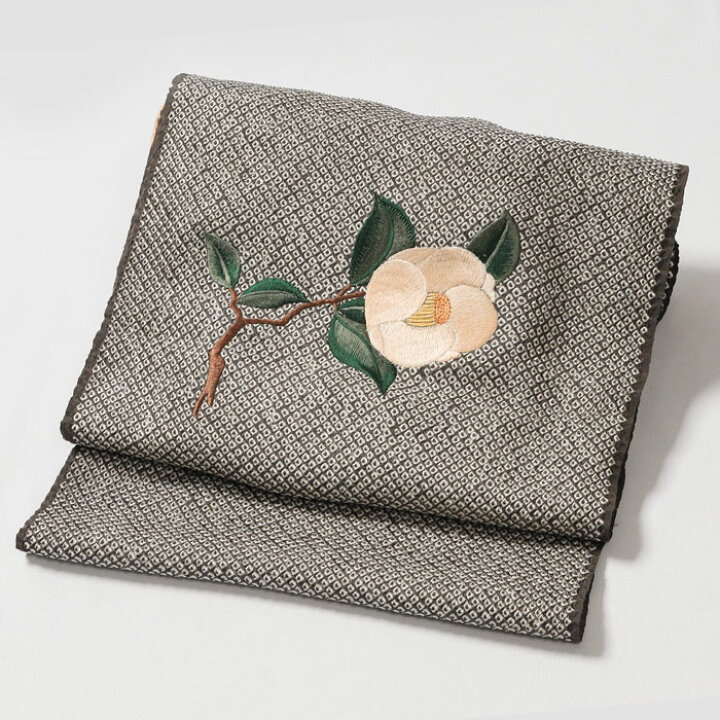 楽天市場】名古屋帯 反物 正絹 刺繍 刺しゅう 野口 京友禅 京都 染帯 