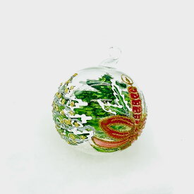 【オーストリア製】手作りガラス玉オーナメント　クリスマスのモチーフ　 8cm クリスマスツリーオーナメント PETER PRIEES