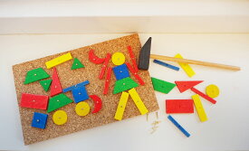 デュシマ社　小さな大工さん【選べるラッピング無料】木のおもちゃ　お誕生日　ギフト　4歳　5歳　6歳