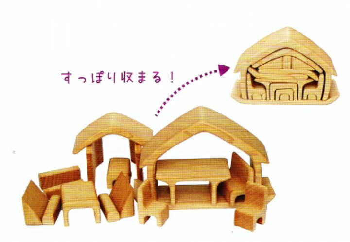 楽天市場】【正規輸入品】ケーファー・おうちの積み木・ナチュラル 