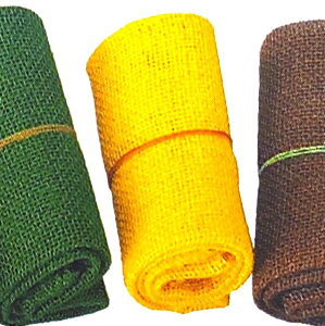 ドライフェルト用 麻布 黄 1枚 40×50cm