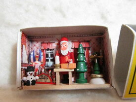 エルツ地方・ミニチュアシリーズ・マッチ箱「クリスマスの小屋」