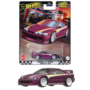 ホットウィール(Hot Wheels) ブールバード カスタム '01 アキュラ インテグラ GSR 乗り物おもちゃ ミニカー 3歳から パープル HRT77