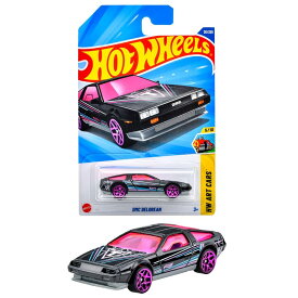 ホットウィール(Hot Wheels) ベーシックカー DMC デロリアン 乗り物おもちゃ ミニカー 3歳から ブラック JFN34