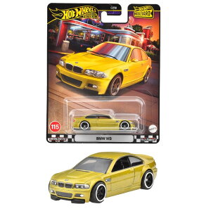 ホットウィール(Hot Wheels) ブールバード BMW M3 乗り物おもちゃ ミニカー 3歳から イエロー HRT80