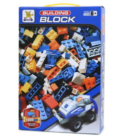 1000ピース ビルディングブロック クリエイティブセット 青色 (スペシャル ポリス )　　　レゴ 互換性 知育 玩具 パズル おもちゃ