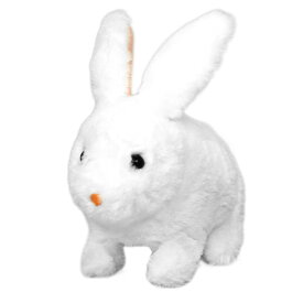 ウサちゃんはおともだち(白)　 (※訳あり/新品ですがパッケージにダメージ等が少々あります)