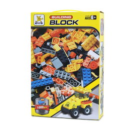 1000ピース ビルディングブロック クリエイティブセット 黄色 (エンジニアリングカーシリーズ)　　　　レゴ 互換性 知育 玩具 パズル おもちゃ