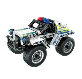 ブロック プルバック ポリスカー HA901791 199ピース　　車 緊急車両 おもちゃ 組立て ブロックカー ゼンマイ式 レゴ互換品 立体 パズル 知育 知育玩具 男の子 6歳 7歳 8歳