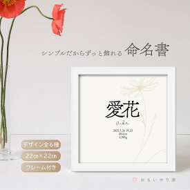 【最短即日発送】 命名書 シンプルでずっと飾れる命名書 命名紙 オーダー お七夜 赤ちゃん 身長 体重 ベビーポスター おしゃれ かわいい シンプル 名前入れ 名入れ 出産 生誕 記念 ニューボーンフォト