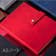 クーポン GOODA掲載！【25冠楽天スーパーセールランキング1位】A5ノート 高品質 ビジネス 便利 縦長 手帳…