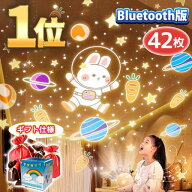 プラネタリウム 家庭用 星空ライト Bluetooth 音楽再生 42枚フィルム プロジェクターライト 天井投影 ナ…