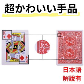 【手品 マジック】マークドデック マジック用トランプ【2個】 Marked Deck 裏から表がわかるカード道具 日本語動画解説付