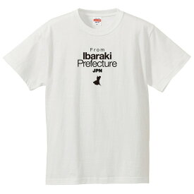 【送料無料 ポスト投函】おもしろtシャツ 文字 ジョーク 茨城県出身 IBARAKI いばらき 47都道府県 出身県別デザイン 秘密のケンミンSHOW？ 面白 半袖Tシャツ メンズ レディース