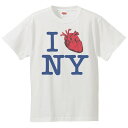おもしろtシャツ 文字 ジョーク パロディ I LOVE NY 身体の底から愛してる 面白 半袖Tシャツ メンズ レディース キッズ