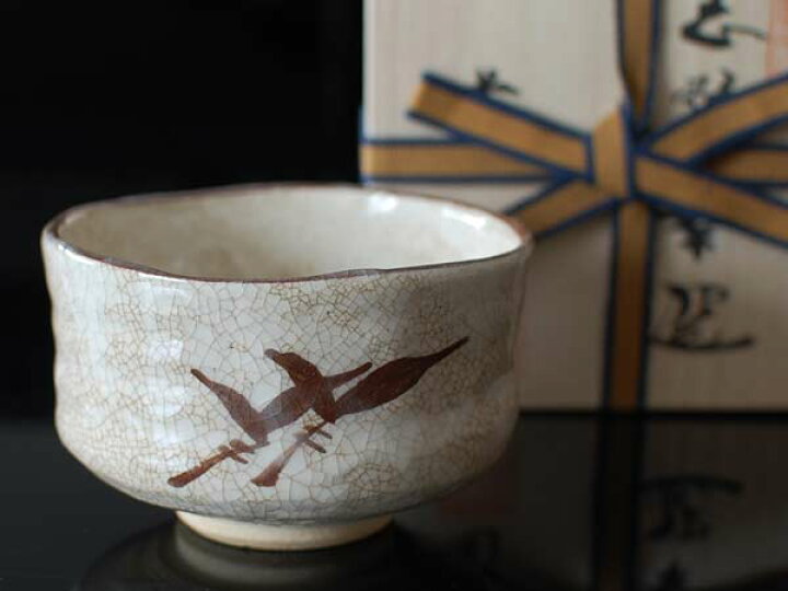 楽天市場】景陶作 志野 抹茶碗（木箱入り）/ 抹茶碗 景陶作 瀬戸焼 