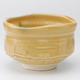 成起窯　黄瀬戸 抹茶碗（木箱入り）/ 抹茶碗 成起窯 瀬戸焼 手造り 黄瀬戸釉 /