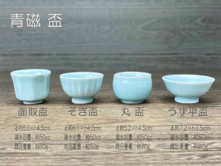 楽天市場】青磁 うず平盃 / 食器 酒 SAKE 盃 杯 おちょこ ブルーの器 