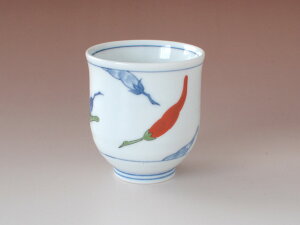 錦とうがらし長湯呑