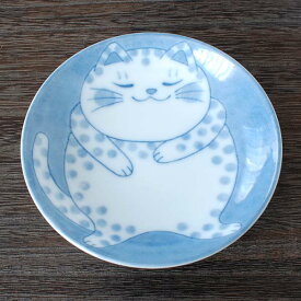 ねこちぐら ブチ 30皿　/ 小皿 猫つぐら うすかる 軽量食器 白磁 ナッピー皿 美濃焼 岐阜県