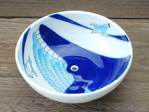 くじらのトムさん40鉢/小鉢クジラ柄食育美濃焼(岐阜県)日本製/