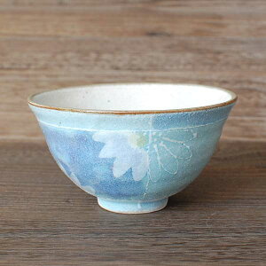 花格子(青) 中平 / 食器 ご飯茶碗 中平 土物 美濃焼 在庫処分品