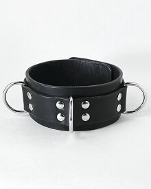 Leather Collar 3D-Rings レザー 皮革 カラー チョーカー D-Rings 首輪 拘束企画