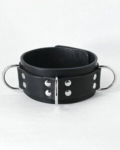 Leather Collar 3D-Rings ���U�[ ��v �J���[ �`���[�J�[ D-Rings ��� �S�����