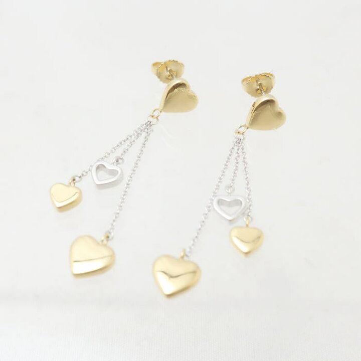 楽天市場】Tiffany & Co. ティファニー マルチハート ドロップ ピアス 
