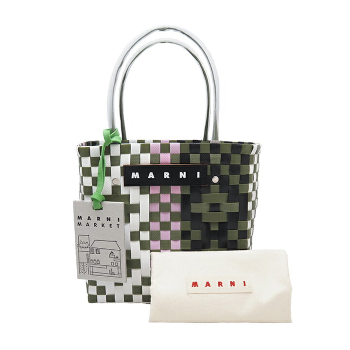 楽天市場】【未使用品】MARNI マルニ ミニ バスケット バッグ かご 