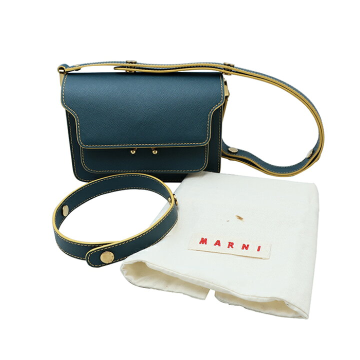 楽天市場】【未使用品】MARNI マルニ トランク ミニ ショルダーバッグ