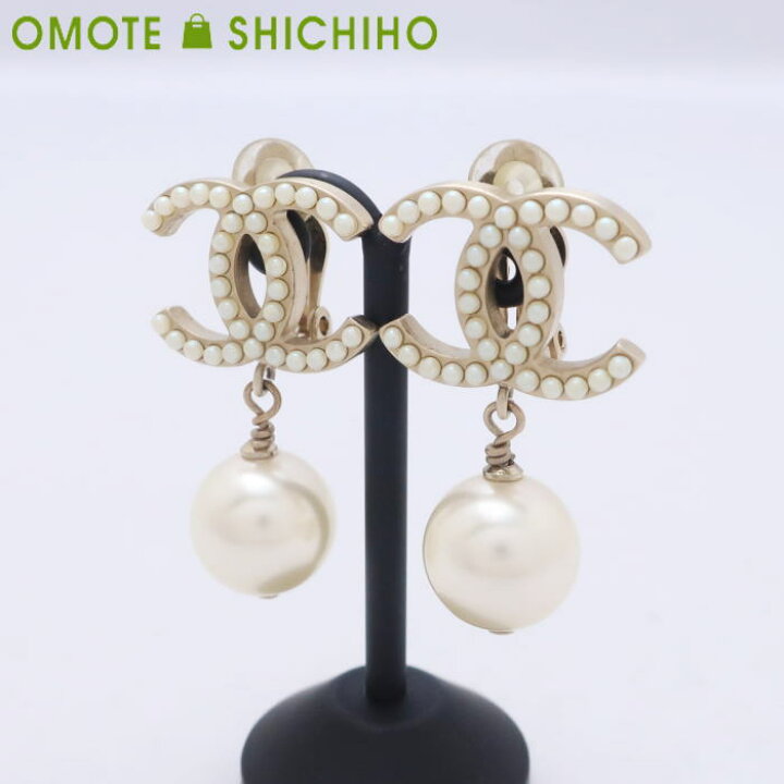 楽天市場】【セール!】 CHANEL シャネル ココマーク フェイクパール 