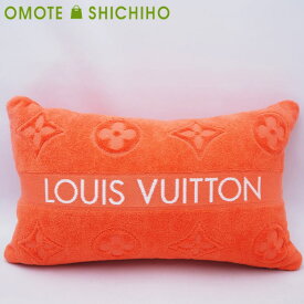 【未使用品】Louis Vuitton ルイヴィトン プティ クッション LVバケーション コットン ポピー 赤 オレンジ M78477 レディース メンズ 枕 インテリア【中古】