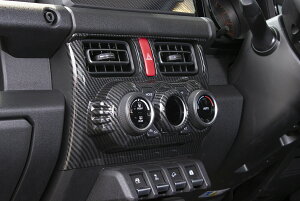 メーカー直送 モーターファーム 新型ジムニー エアコンスイッチパネルガーニッシュ ※代引不可・返品不可