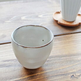 suetukuri岩崎晴彦 粉引ほっこりカップ　カフェオレボウル｜作家もの器 フリーカップ お茶 酒器 日本酒 そばちょこ 蕎麦猪口 通販 日本製 手作り プレゼント おしゃれ かわいい シンプル 焼き物 人気 作家 陶器 カフェ 和モダン 素朴 和食 和風 お店 ギフト 贈り物 お返し