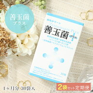 【送料無料】乳酸菌サプリ 善玉菌プラス 生きている乳酸菌 サプリ [2本組] 美味しい粒子タイプ ヨーグル…