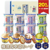 【20％OFFクーポン配布】アイス 詰め合わせ ギフト タカナシ 横濱馬車道あいす12個(カップ4個 もなか8個)…