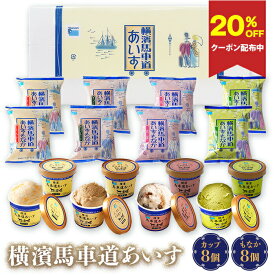 【20％OFFクーポン配布中・ギフト対応無料】アイス 詰め合わせ タカナシ 横濱馬車道あいす 計16個(カップ8個 もなか8個)TBW48 | アイス アイスクリーム ギフト 詰め合わせ プレゼント アイスミルク アイスギフト スイーツ 手土産 タカナシ乳業 御祝 御見舞 お中元 敬老の日