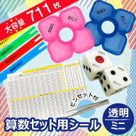 【ミニ/透明】 名前シール お名前シール 防水 小学生 算数セット ピンセット付き 小さいサイズだけA5シー…