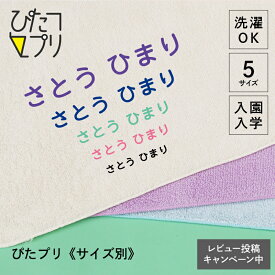 お名前シール 布用 防水 入園準備 アイロンプリント 名前 アイロン 【 ぴたプリ サイズ別 】 名前シール 靴下 ネームシール ヘアアイロン 漢字 保育園 幼稚園 服 水泳帽 スイムキャップ シンプル 名前転写シール ピタプリ ぴたぷり 送料無料