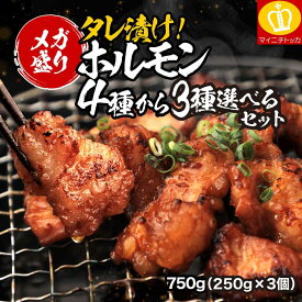 ＼18日0:00〜半額クーポンで2,280円送料無料！／4種類のホルモンから選べる3種750gセットさらに2個で1個おまけ！ 大容量750g ホルモン ショウチョウ 小腸 シマチョウ 大腸 マルチョウ 牛レバー レバー丸腸 ホルモン焼 焼肉 焼肉セット 小分け対応 もつ モツ鍋 お中元 BBQ