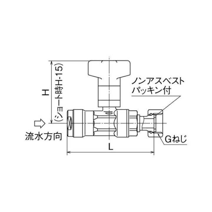 楽天市場】オンダ製作所 CBW7-1320M-S 逆止弁付ボールバルブ 13A（PEX 