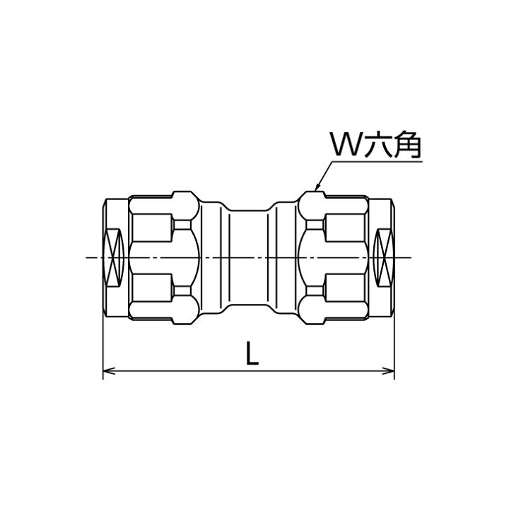 オンダ製作所 WJ3-13-S ソケット 13A(PEX・PB) ダブルロックジョイント オンダ製作所 オンダ製作所 WJ3A-1613-S ソケット 16A(PEX)×13A(PEX・PB) ダブルロックジョイント