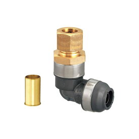 オンダ製作所　WPL42A-2216C-S　銅管・Su管変換エルボ　銅管3/4・Su管20×16A（PEX）　ダブルロックジョイント