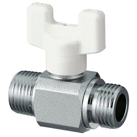 オンダ製作所　AE1-13M　ボールバルブ　R1/2×G1/2　メッキ付